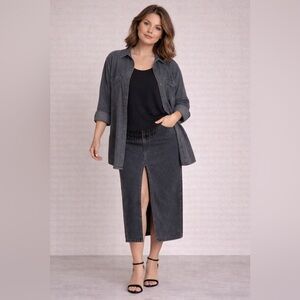 24. Charcoal Denim Set